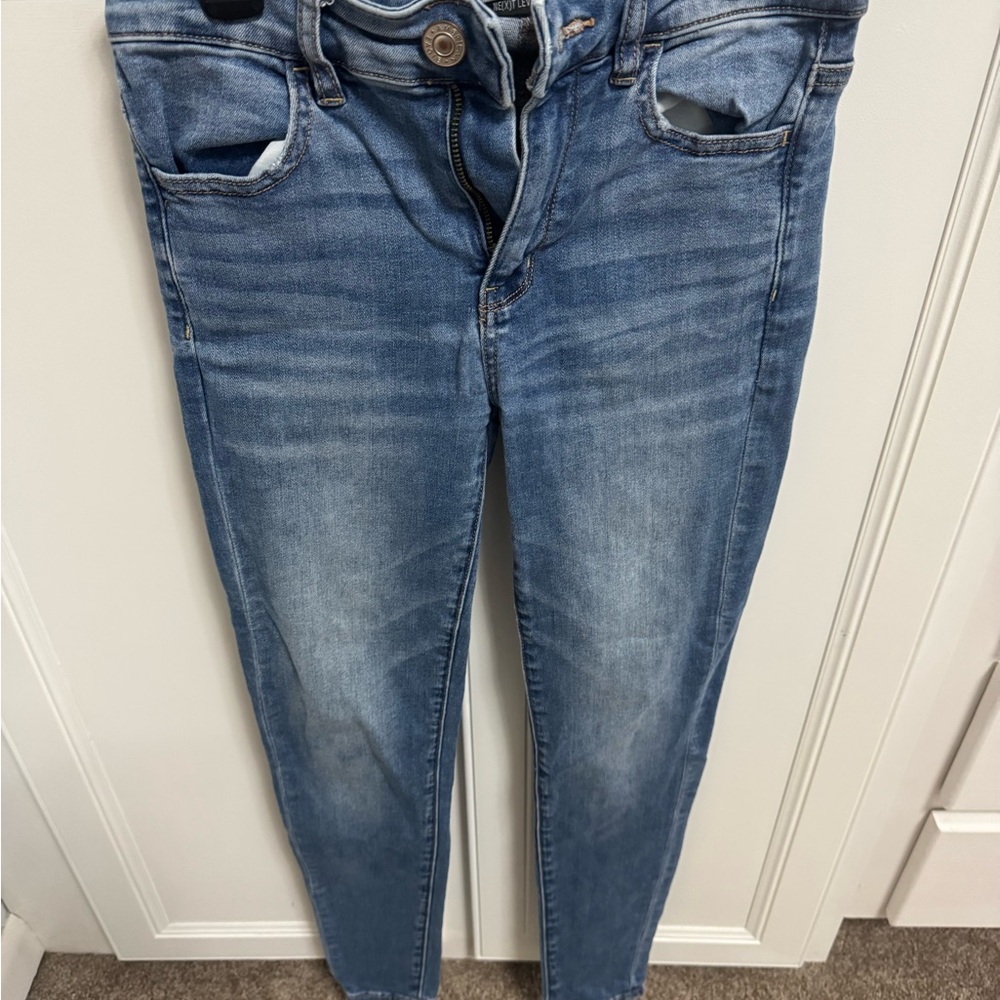 American Eagle Outfitters Dark Blue Denim Pants
